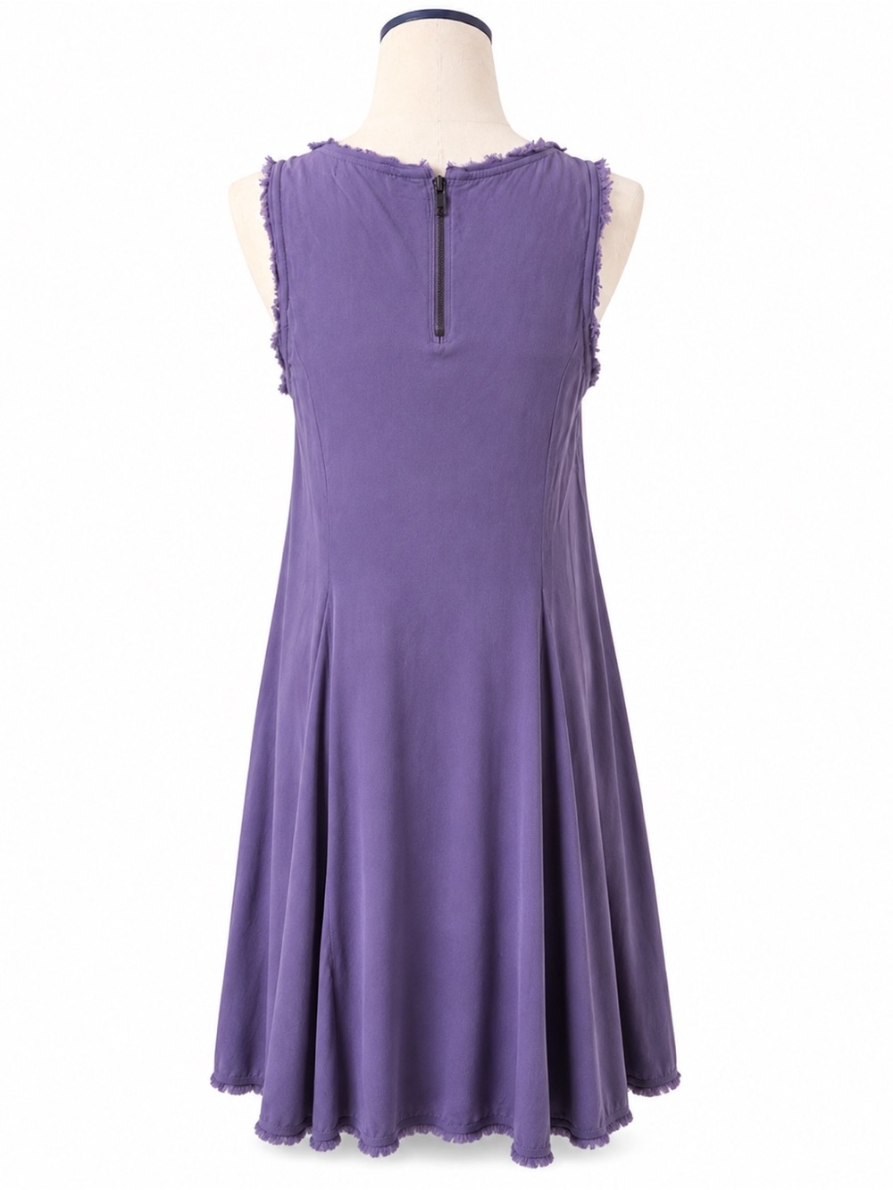 Allard State Purple 100% Rayon Sleeveless Swing Dress Raw Edge Boho Medium
EUC - Picture 2 of 6